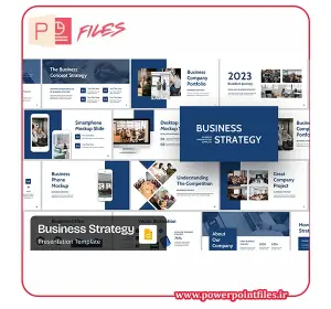 تمپلیت پاورپوینت استراتژی کسب‌وکار (Business Strategy)